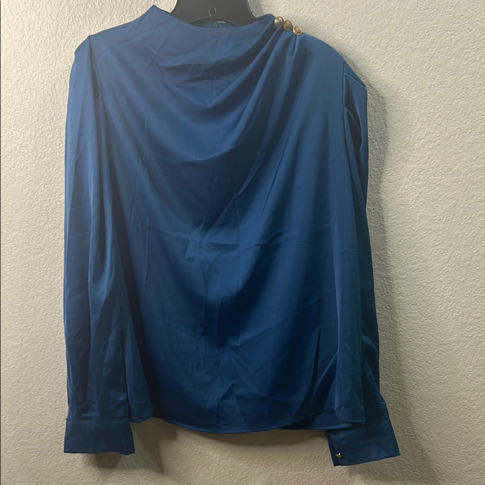 CHICWISH Women’s L Teal Blouse